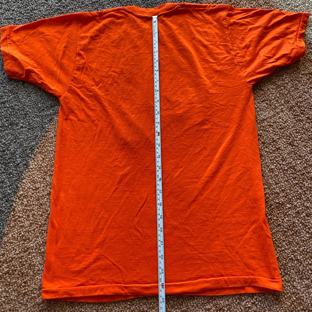 VTG Denver Broncos 70’s Throwback Orange Crush Graphic Shirt NFL Large - Picture 7 of 8